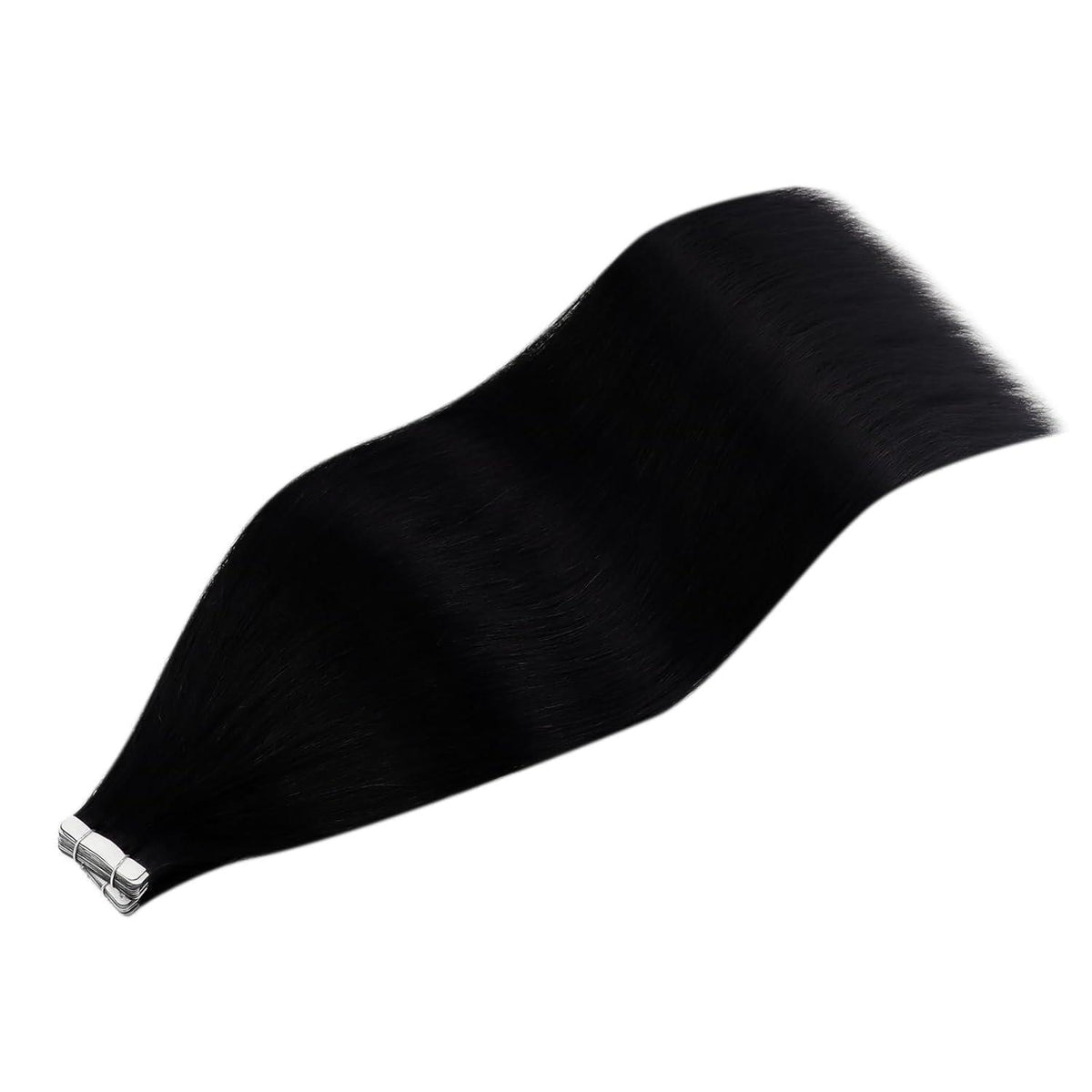 Echthaar Tape Extensions Schwarz 70 cm – Remy Haarextension