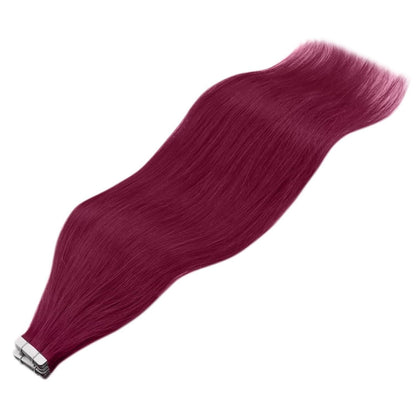Magenta Tape Extensions Echthaar 40cm - 25g Remy