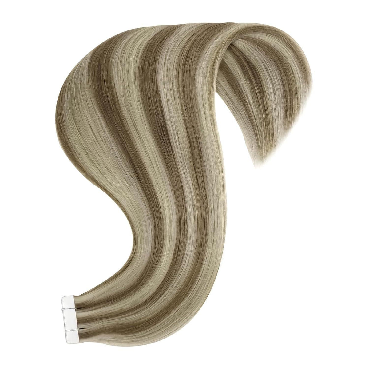 Echthaar Tape Extensions Braun Blond 35cm - Haarverlängerung
