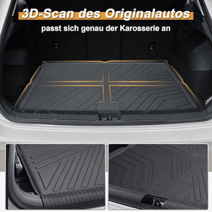 ECOZEN Kofferraumwanne VW Tiguan 3 2024-2026 | Passgenau & Wasserdicht