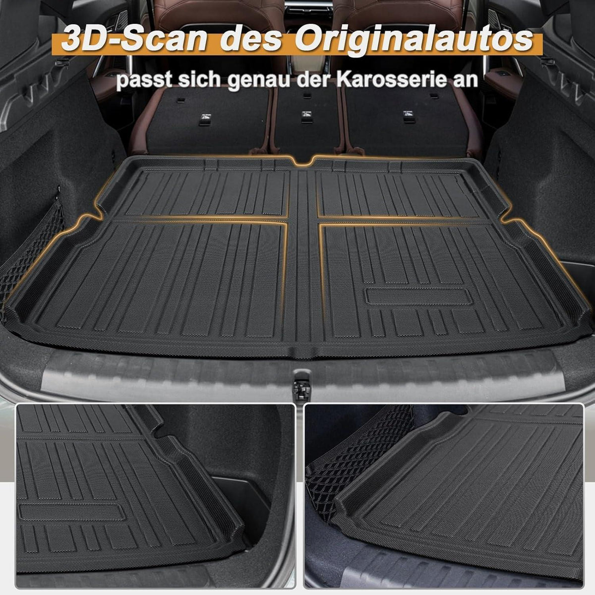 Kofferraumwanne TPE BMW X1/iX1 U11 2022-2026, Passgenau & Wasserdicht