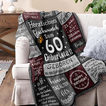 Tagesdecke zum 60. Geburtstag – Geschenk für Männer 1965