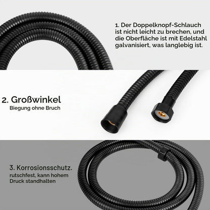Duschschlauch 1,5m mit Verdrehschutz – Flexibel & Langlebig