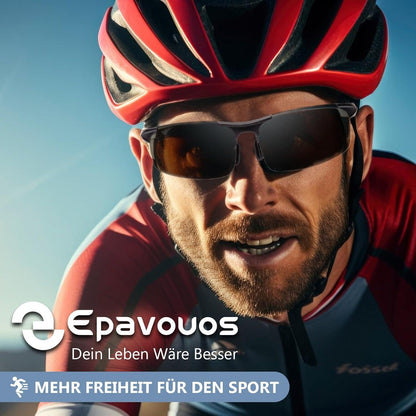 Polarisierte Sportsonnenbrille UV400 Aluminiumrahmen Unisex