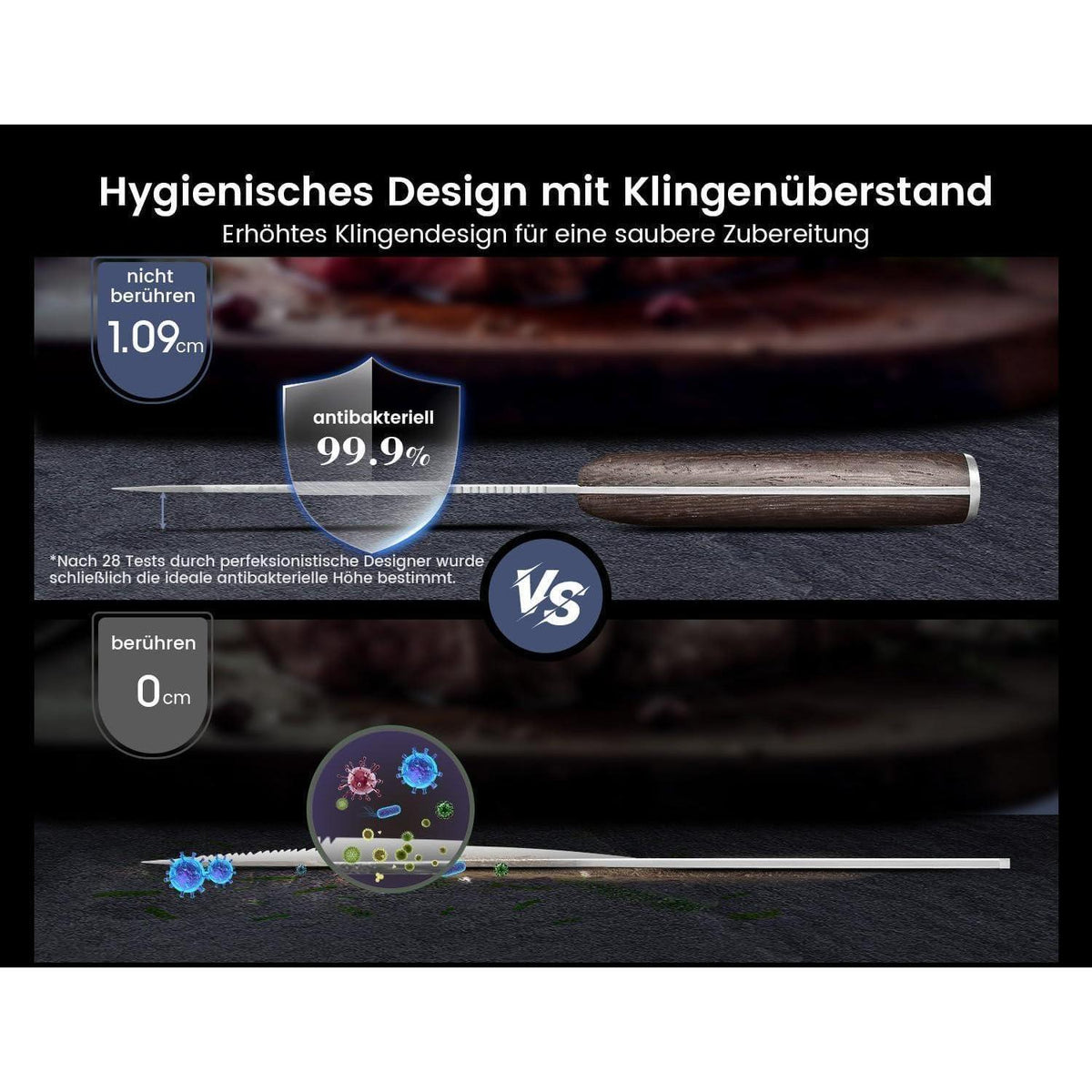 Steakmesser Set 6-teilig | Japanischer Edelstahl | Razor-Sharp & Ergonomisch