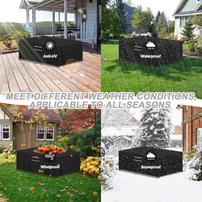 Gartenmöbel Abdeckplane 180x90x75cm – Wasserdicht & UV-Schutz