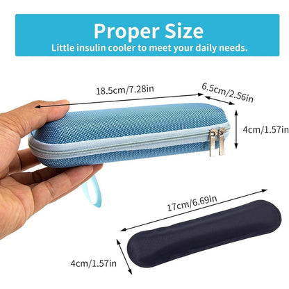 Insulin Kühltasche mit Kühlakkus – Diabetiker Reisetasche für Pen & Co.