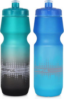 Sportliche 750ml Trinkflasche 2er-Pack Auslaufsicher BPA-Frei