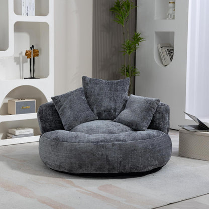 Lazy Sitzsack mit hohem Rücken – Bequemer Lounger für Wohnzimmer