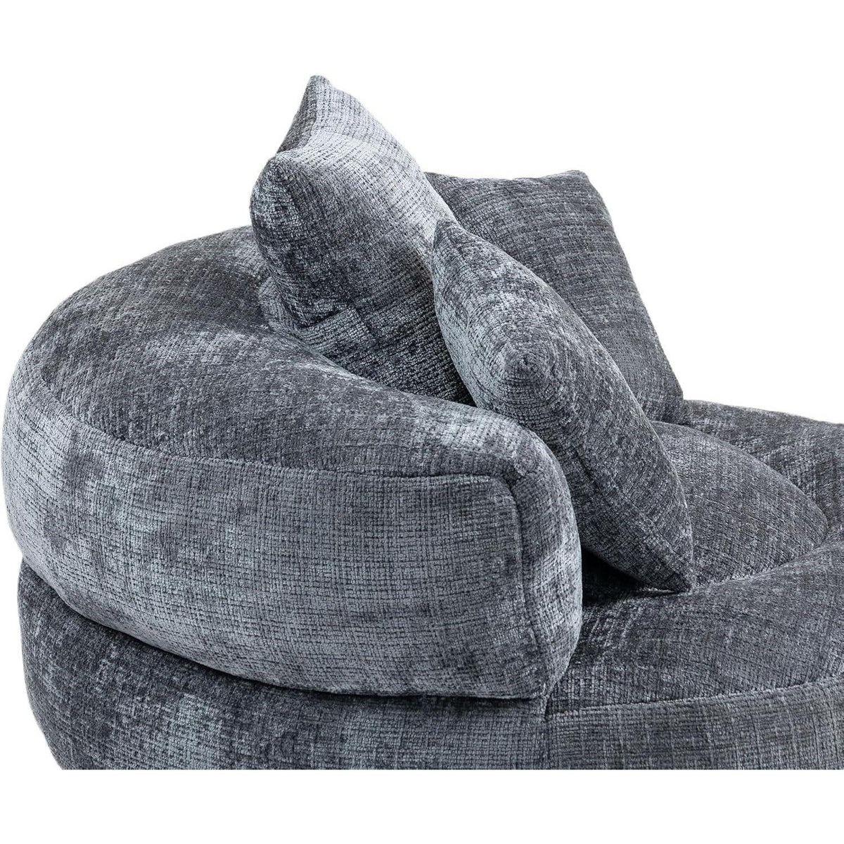 Lazy Sitzsack mit hohem Rücken – Bequemer Lounger für Wohnzimmer