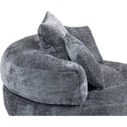 Lazy Sitzsack mit hohem Rücken – Bequemer Lounger für Wohnzimmer