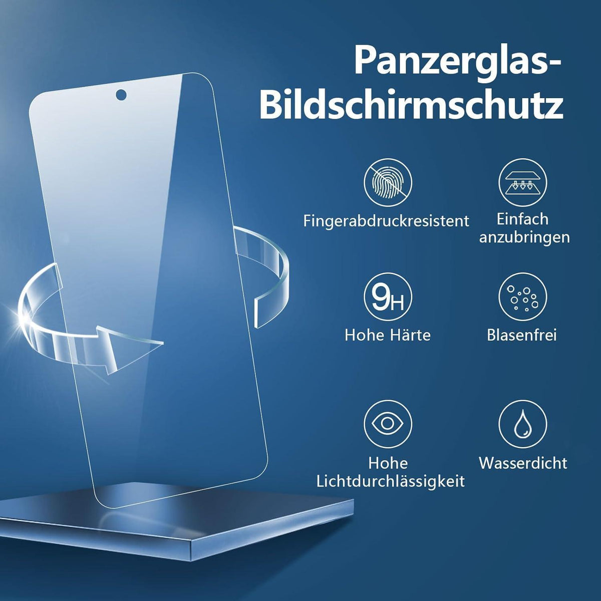 Panzerglas Displayschutzfolie für POCO M7 Pro 5G