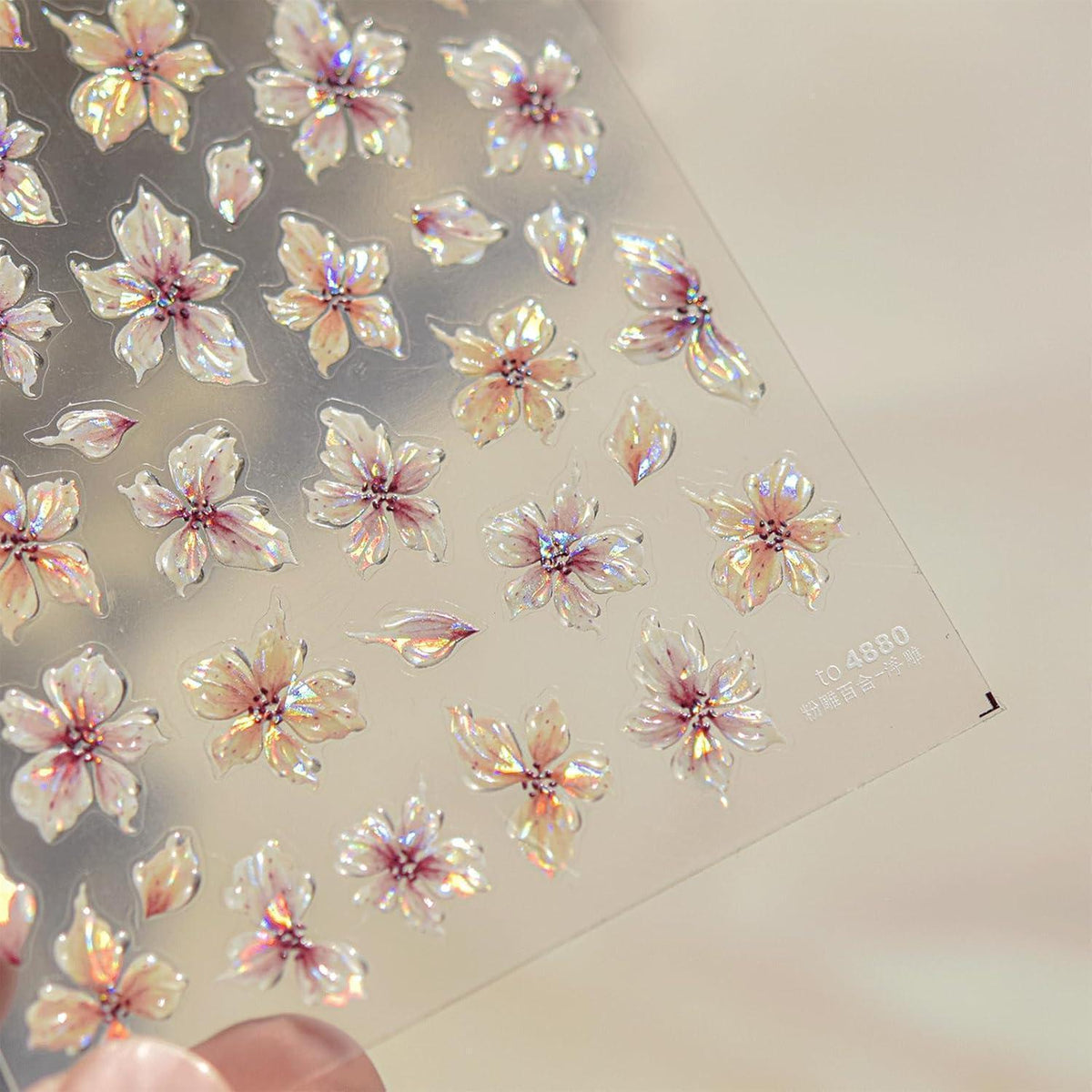 3D Nagelsticker Blumen – Nail Art Aufkleber für Sommerdesign