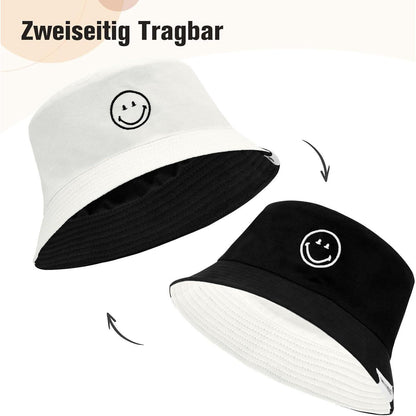 Fischerhut Damen Herren Baumwolle Reversibel – Sonnenschutzhut