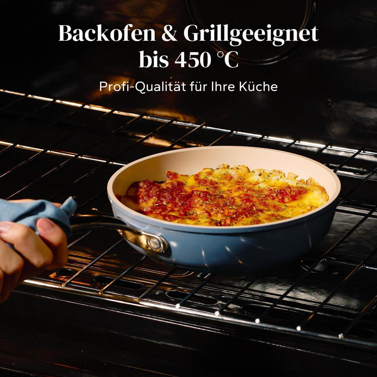Keramik Pfannenset 20/24/28 cm – Antihaft & Ofenfest