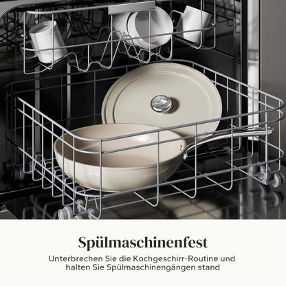 Keramik Pfannenset 20/24/28 cm – Antihaft, Induktionsgeeignet & Ofenfest