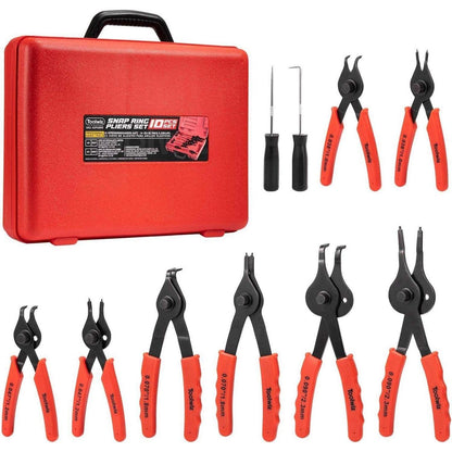 Sprengringzangen-Set 10-teilig mit Haken und Plektrum