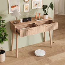 Schreibtisch mit 2 Schubladen – Eiche Optik, 100x80cm