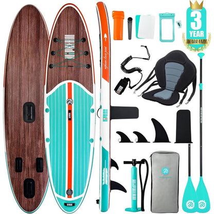 Aufblasbares Stand Up Paddle Board für Erwachsene, 320cm, 200kg Tragkraft, mit Sitz