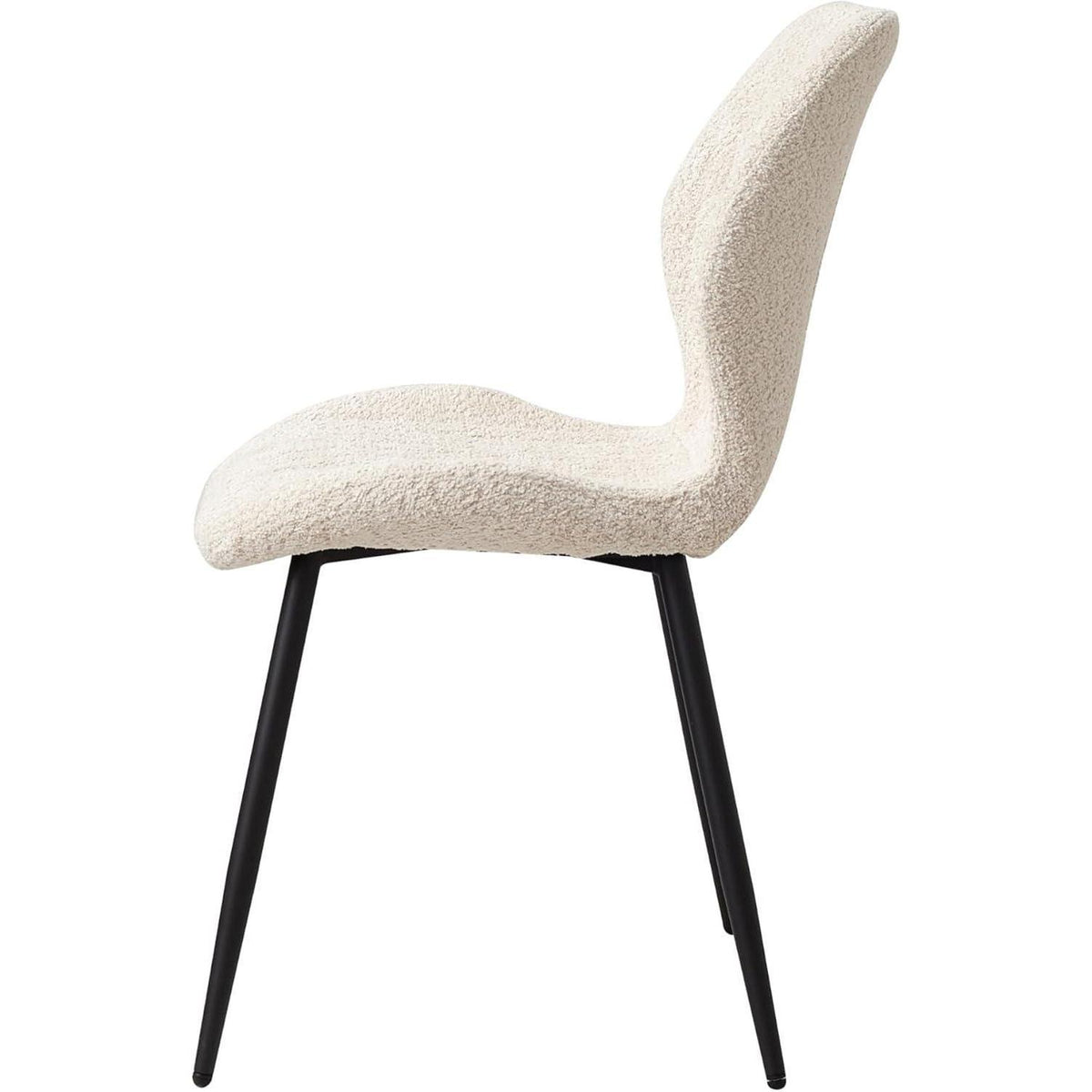 8er Set Esszimmerstühle Modern Beige Streifenmuster