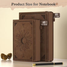 A5 Notizbuch mit Stift – Vintage Hardcover Journal 366 Seiten