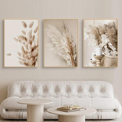 Boho Poster Set 3er Strand Landschaft Wandbilder Leinwand