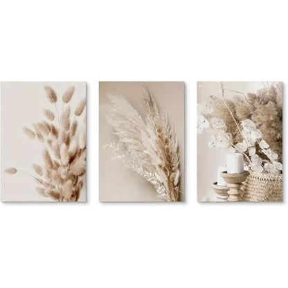 Boho Poster Set 3er Strand Landschaft Wandbilder Leinwand