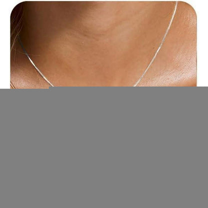 Kette Damen vergoldet/925 Silber mit Geburtsstein April