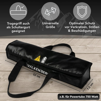 E-Bike Akku Tasche – Feuerfest & Formstabil – Größe XL