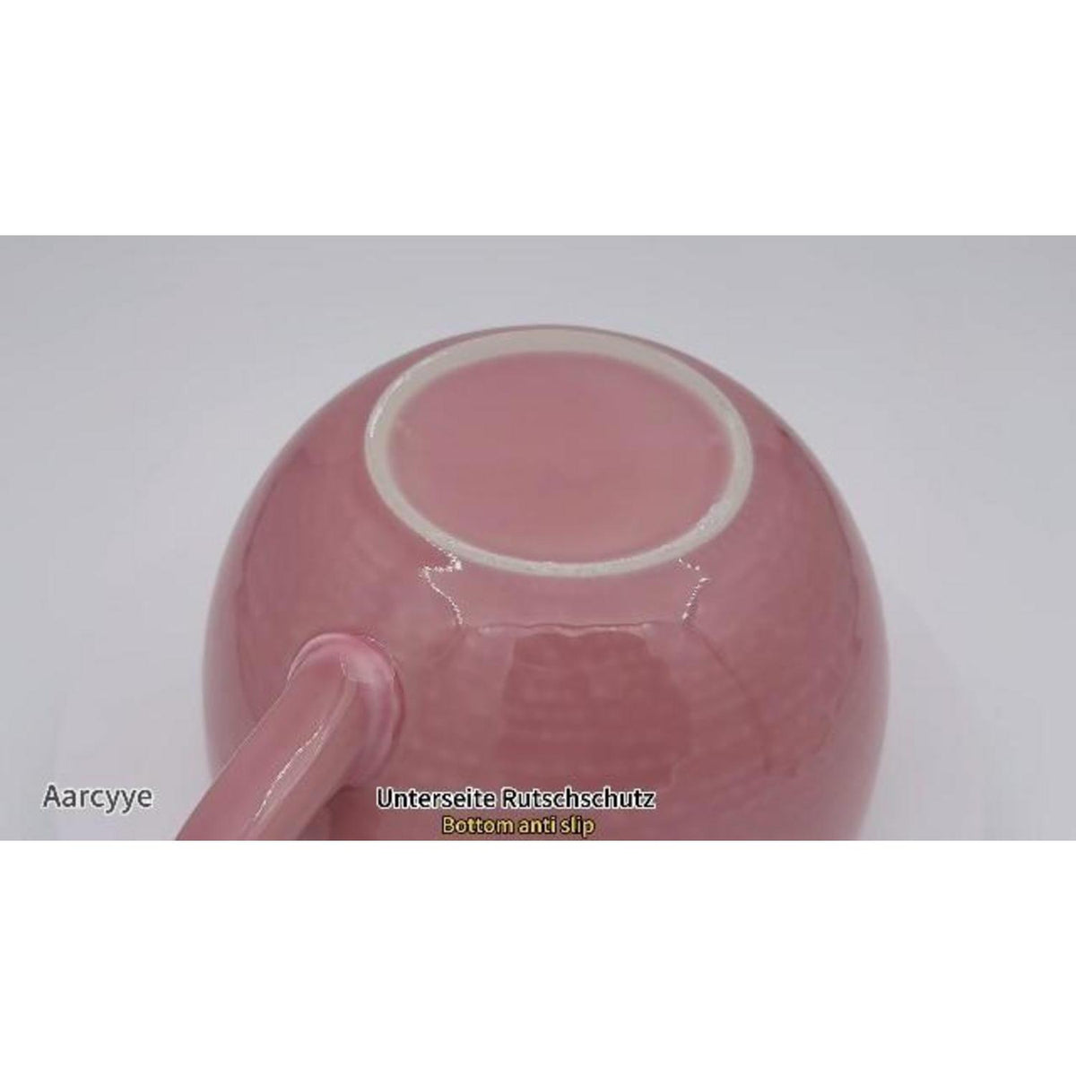 Große Keramiktasse 700ml - Kaffeebecher Schwarzgrün