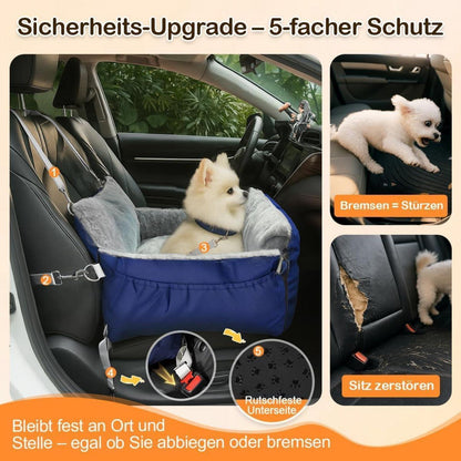3-in-1 Hundesitz Auto & Reisebett – Komfort & Sicherheit für kleine Hunde