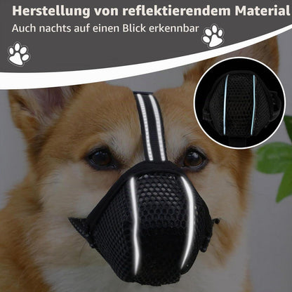 Atmungsaktiver Hundemaulkorb XL Schwarz – Sicher & Bequem