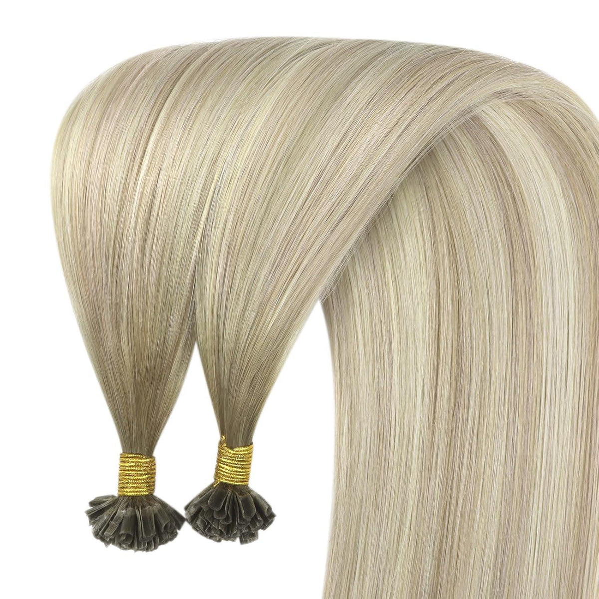 Echthaar Extensions Bonding Ombre 60cm – 50g U-Tip