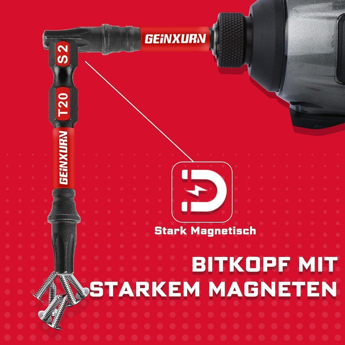 Schlagfeste Torx Schraubendreher Bits 45tlg. 50mm S2 Stahl magnetisch
