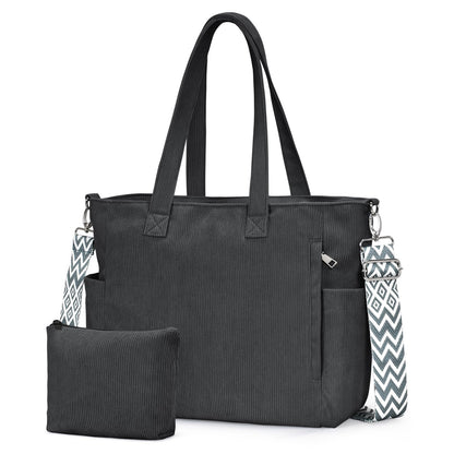 Oscaurt Cord Tote Bag Damen Umhängetasche Crossbody - Bild 1