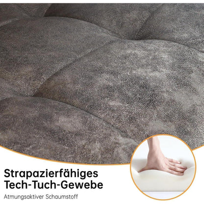 LEWE Esszimmerstühle 2er Set, Modernes Design, Dunkelbraun