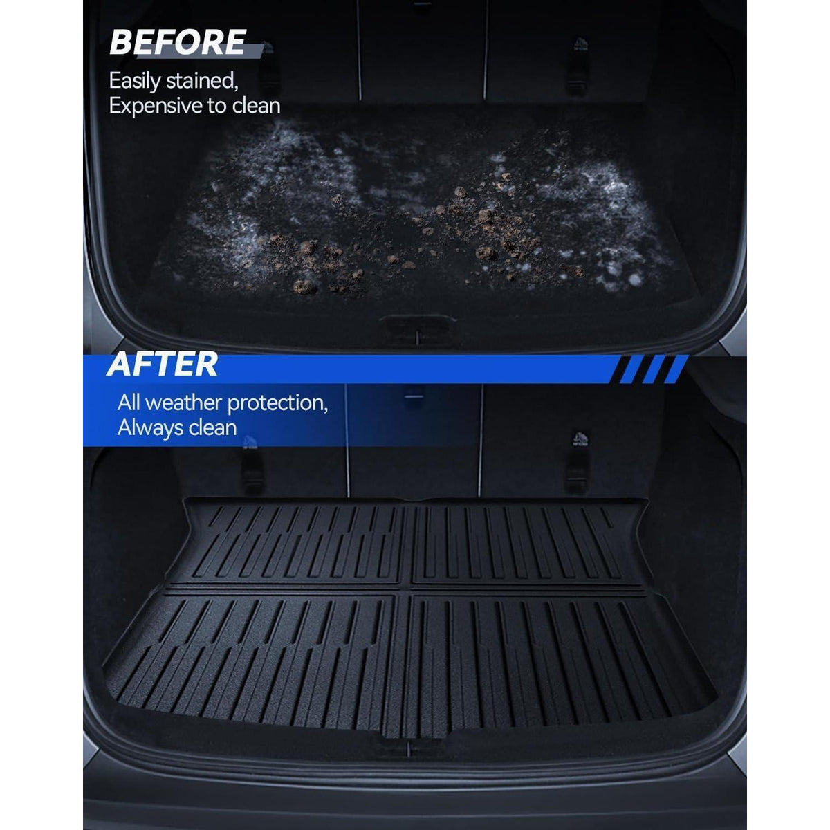Kofferraummatte 3er Set Tesla Model Y 2025-2026 Juniper