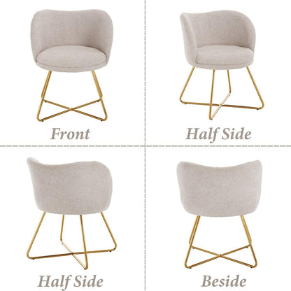 Chenille Loungesessel modern – Bequemer Akzentstuhl für Wohnzimmer