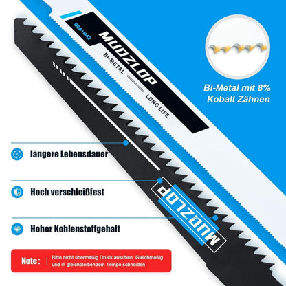 Säbelsägeblätter Set 35tlg. CRV & BIM für Holz & Metall