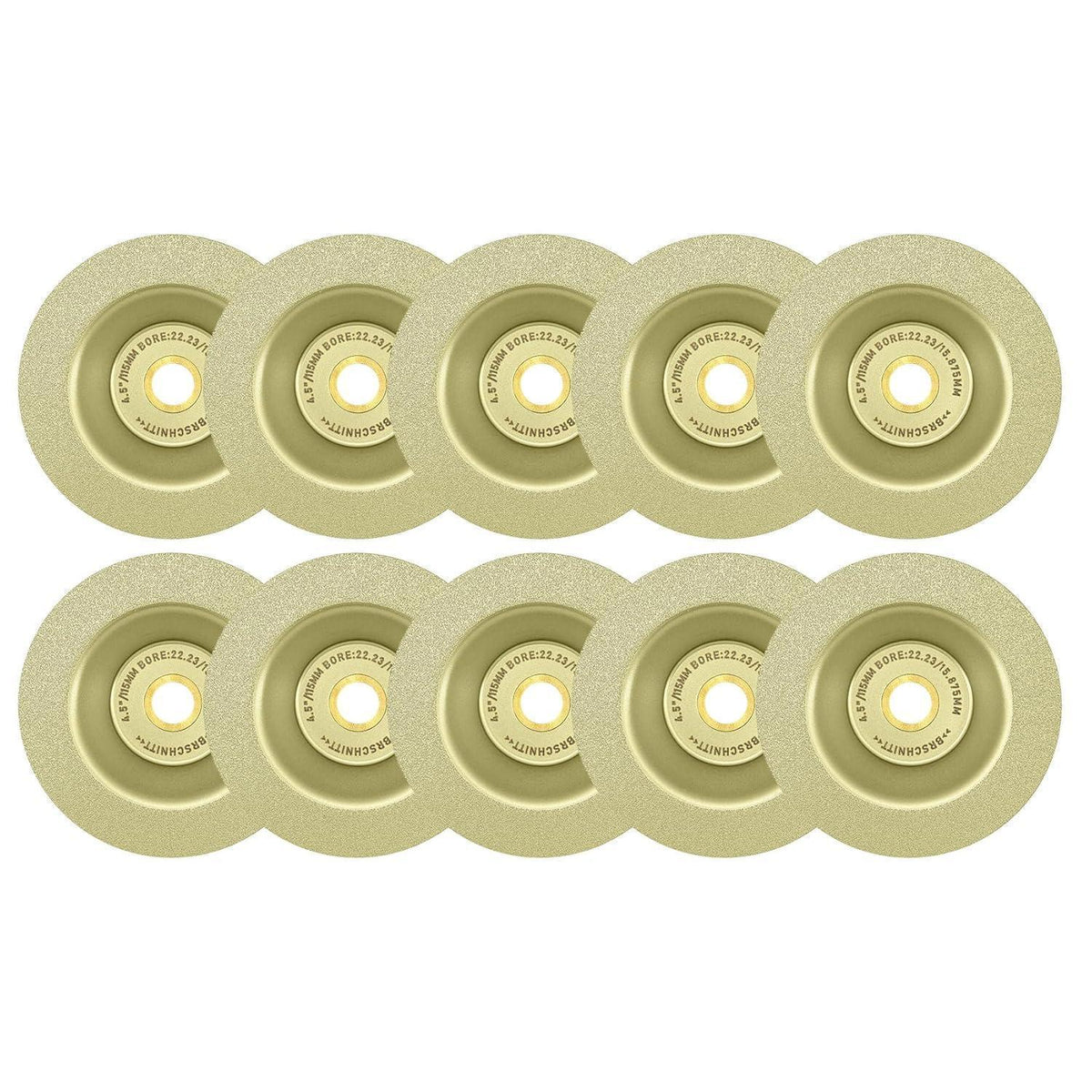 Diamant Schleifscheibe 115mm, 10er Set, Granit & Fliesen