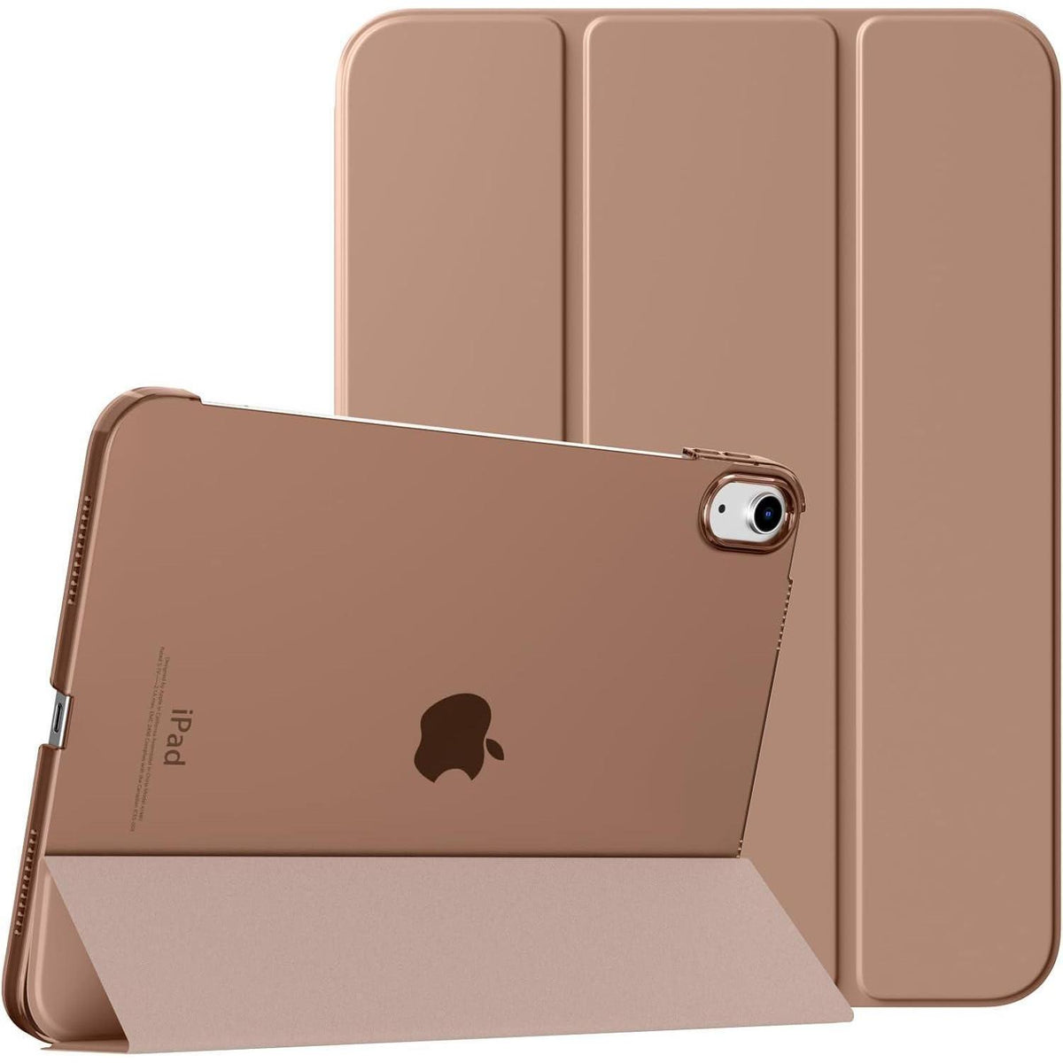 iPad Hülle mit Ständer & Auto Wake/Sleep, Milch Kaffee
