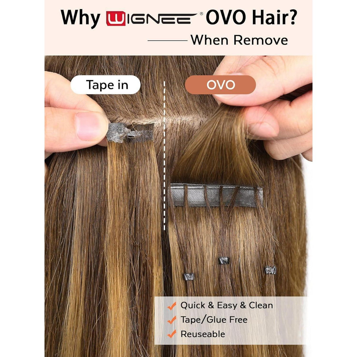 Remy Echthaar Extensions 46 cm Blond – 2er Pack mit Micro Beads