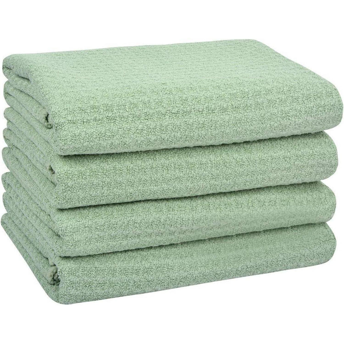 Mikrofasertücher 40x60cm - Grün, 4er-Set, Super Saugfähig