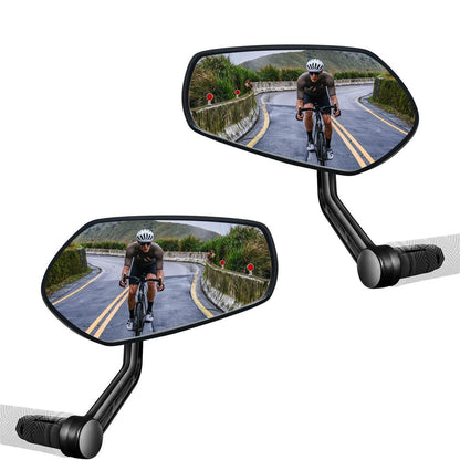 Fahrradspiegel 2er-Set für E-Bike Lenker – Kratzfest & 360° drehbar