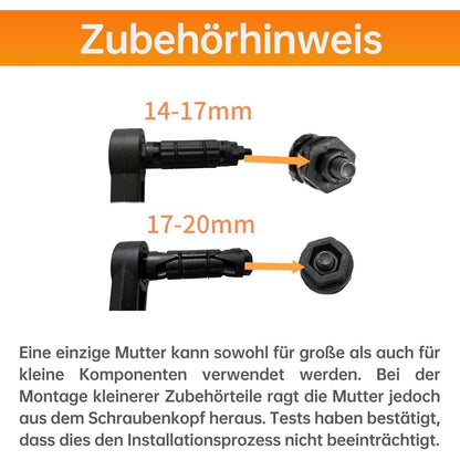Fahrradspiegel 2er-Set für E-Bike Lenker – Kratzfest & 360° drehbar