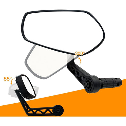 Fahrradspiegel 2er-Set für E-Bike Lenker – Kratzfest & 360° drehbar