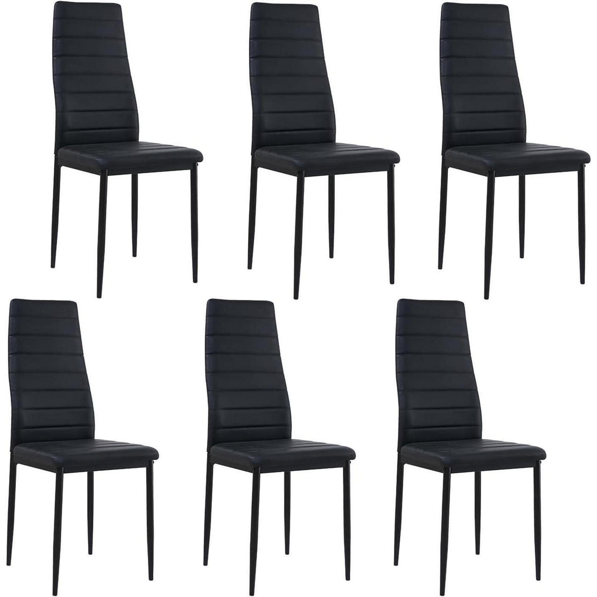 Esszimmergruppe 6 Personen – Holztisch (160x80cm) & 6 Stühle
