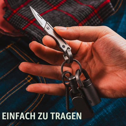 Mini EDC Titan Klappmesser – Kompakt & Vielseitig für Alltag & Outdoor