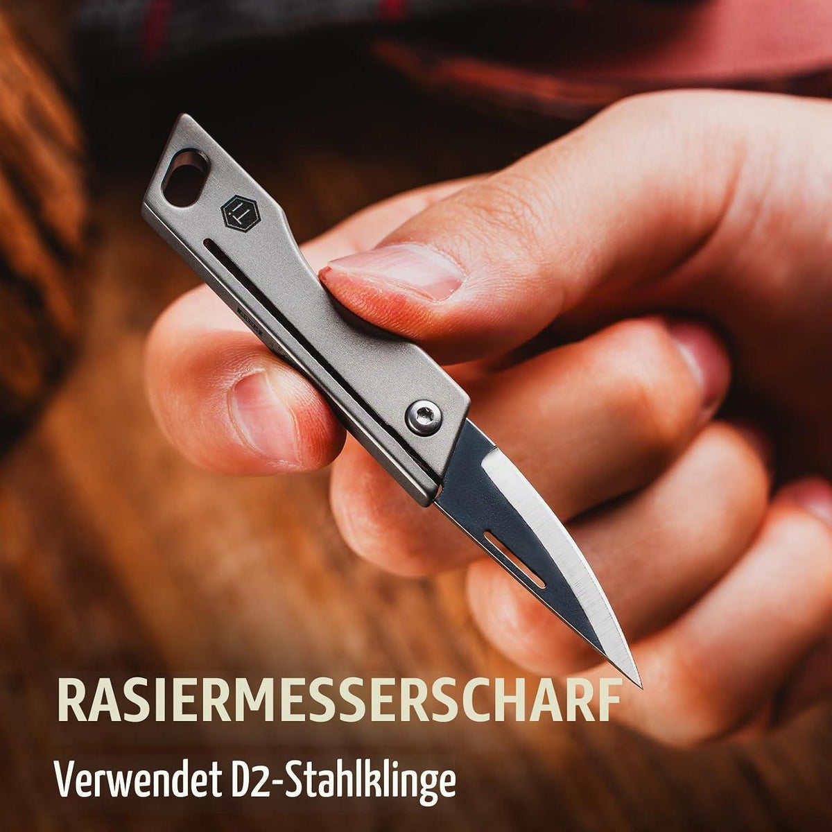 Mini EDC Titan Klappmesser – Kompakt & Vielseitig für Alltag & Outdoor