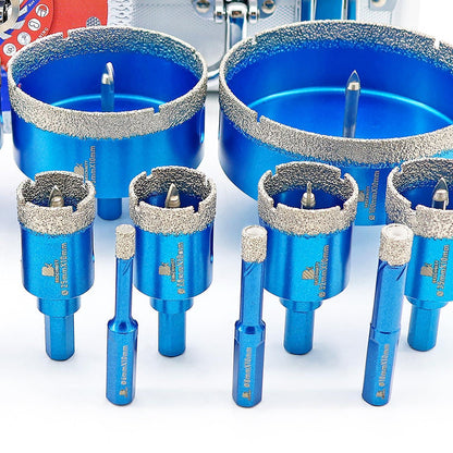Diamant Fliesenbohrer Set für Porzellan, Keramik, Marmor, Granit